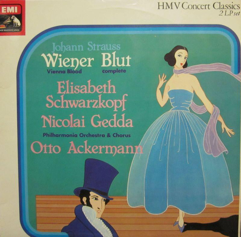 Strauss-Vienna Blood Complete-EMI/HMV-2x12" Vinyl LP Gatefold