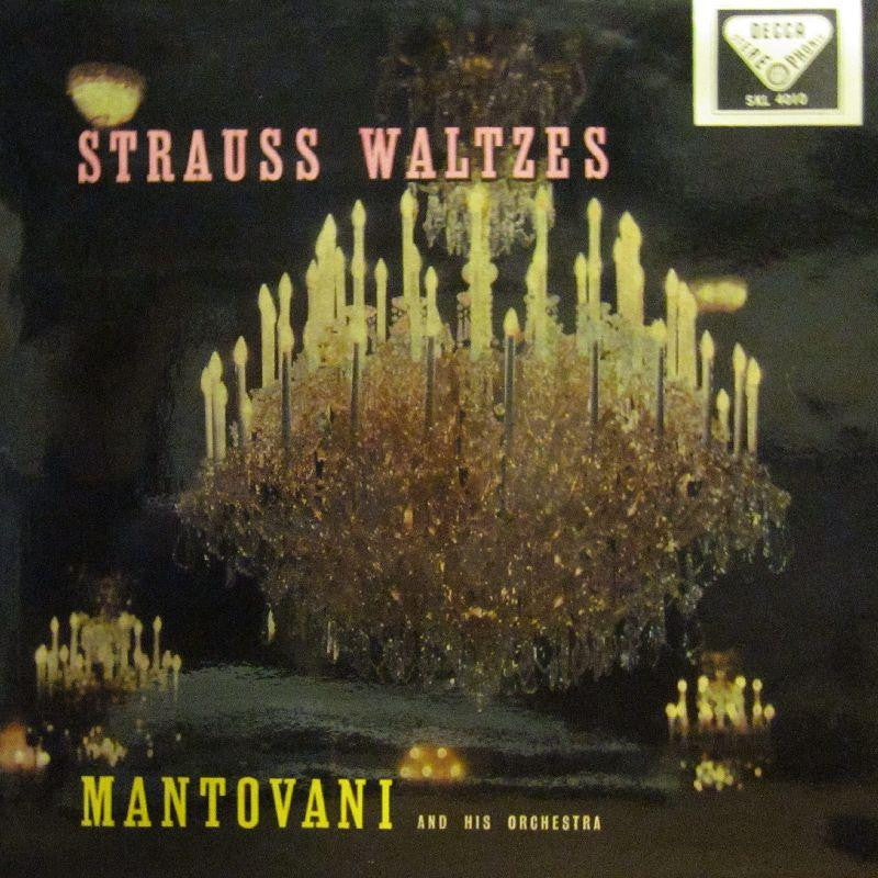 Mantovani-Strauss Waltzes-Decca-Vinyl LP