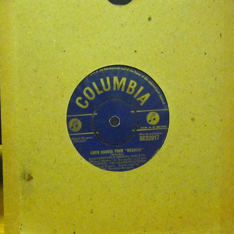 Handel-Amen Chorus From Messiah-Columbia-7" Vinyl