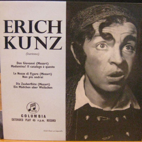 Erich Kunz-Mozart Operatic Arias-Columbia-7" Vinyl