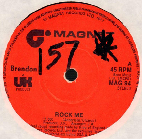 Brendon-Rock Me-Magnet-7" Vinyl