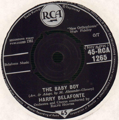 Harry Belafonte-The Baby Boy-RCA-7" Vinyl