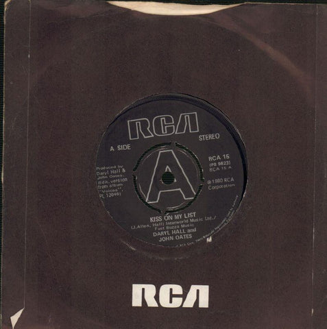 Daryl Hall & John Oates-Kiss On My List-RCA-7" Vinyl