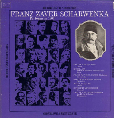 Franz Zaver Scharwenka-Performs In 1906-Weltze Legacy-Vinyl LP