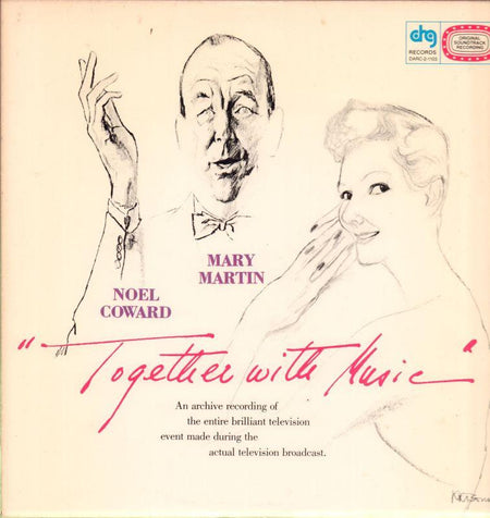Noel Coward & Mary Martin-Together With Music-DRG-2x12" Vinyl LP Gatefold
