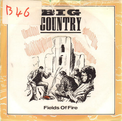 Big Country-Fields Of Fire-Phonogram-7" Vinyl P/S