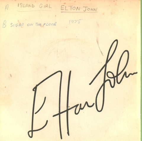 Elton John-Island Girl-DJM-7" Vinyl P/S