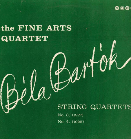 Bartok-String Quartet-Saga-Vinyl LP