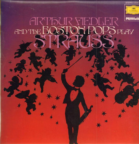 Arthur Fiedler-Plays Strauss-Deutsche Grammphon-Vinyl LP