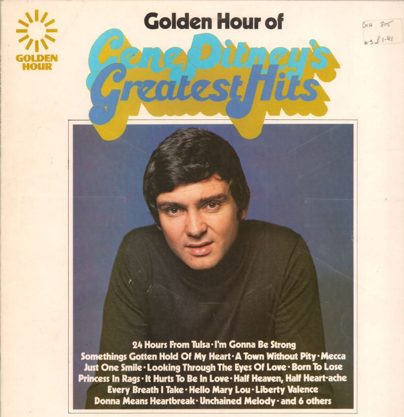 Gene Pitney-Golden Hour Of-Golden Hour-Vinyl LP