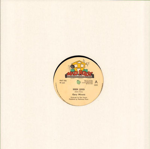 Gary Minott-Seek God-Mad House-12" Vinyl