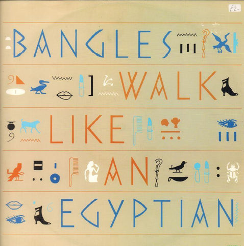 Bangles-Walk Like An Egyptian-CBS-12" Vinyl P/S