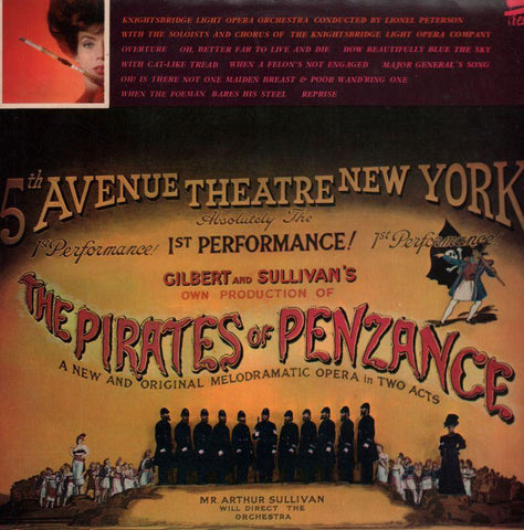 Gilbert And Sullivan/Lionel Peterson-The Pirates Of Penzance-Presto-Vinyl LP