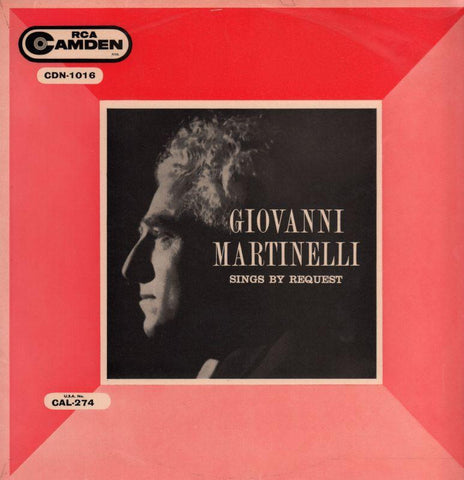 Giovanni Martinelli-Sings By request-RCA-Vinyl LP