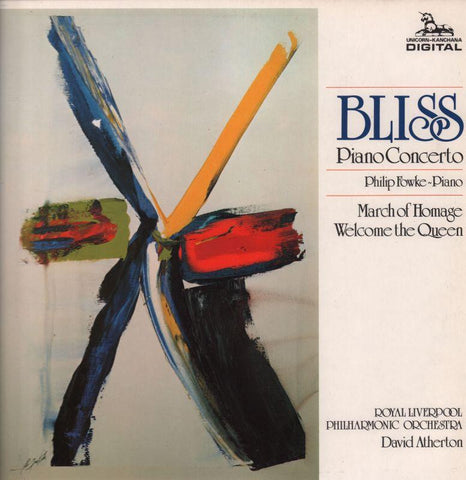 Bliss-Piano Concerto Philp Fowke/Royal Liverpool Philharmonic-Unicorn-Vinyl LP