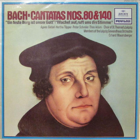 Bach-Cantatas No's 80 & 140-Archive-Vinyl LP