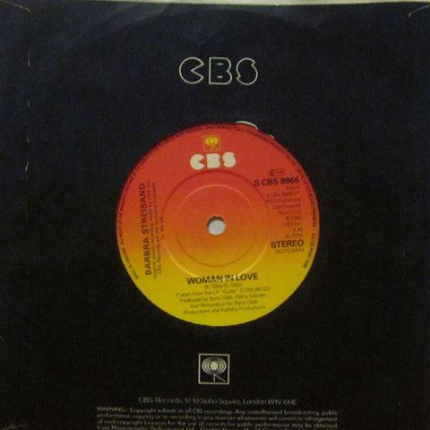 Barbra Streisand-Women In Love-CBS-7" Vinyl