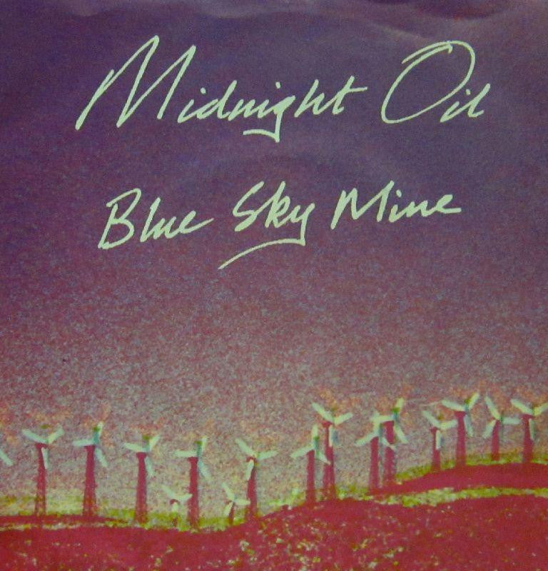 Midnight Oil-Blue Sky Mine-CBS-7" Vinyl P/S