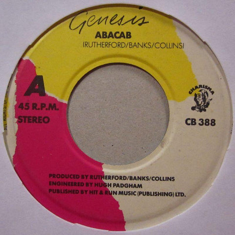 Genesis-ABACAB-7" Vinyl