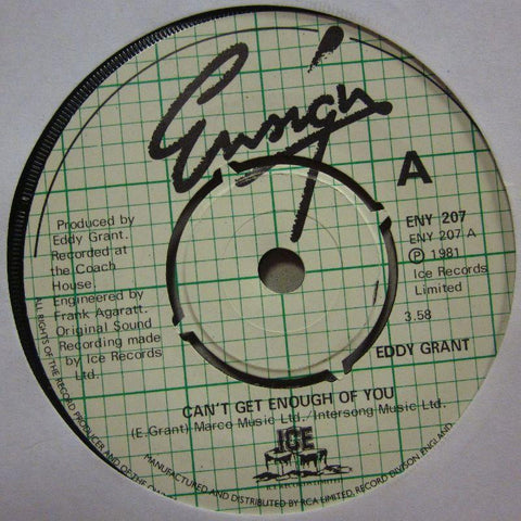Eddy Grant-Can't Get Enough Of you-7" Vinyl