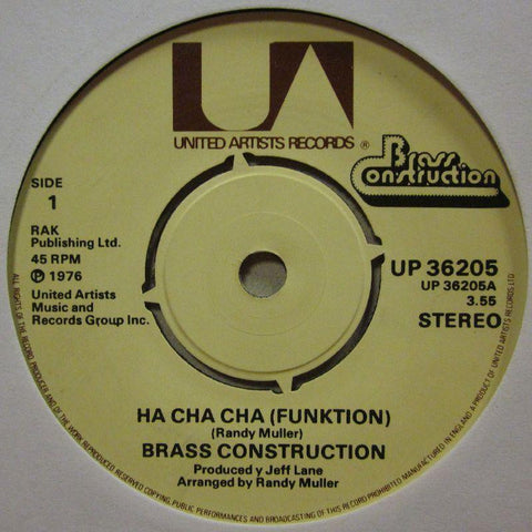Brass Construction-Ha Cha Cha-7" Vinyl