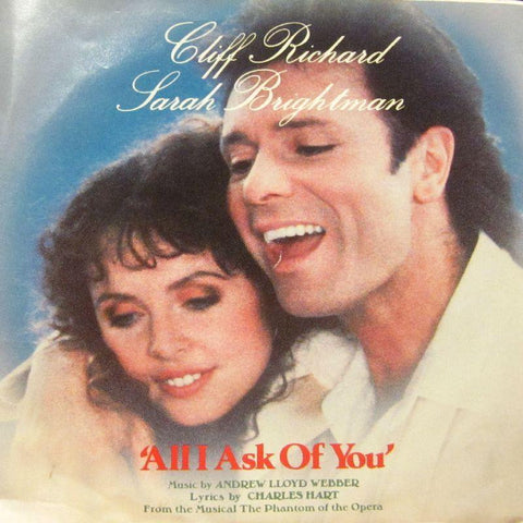 Cliff Richard & Sarah Brightman-All I Ask Of You-7" Vinyl P/S