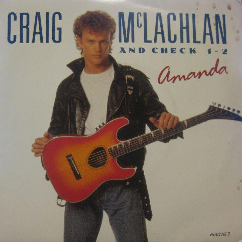 Craig McLachlan And Check 1-2-Amanda-7" Vinyl P/S