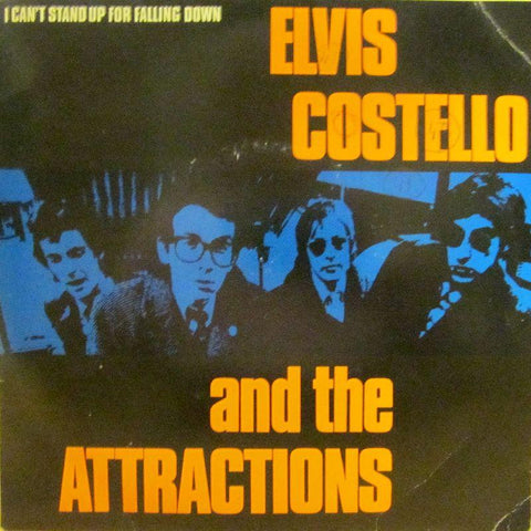 Elvis Costello & The Attractions-I Can't Stand Up For Falling Down-7" Vinyl P/S