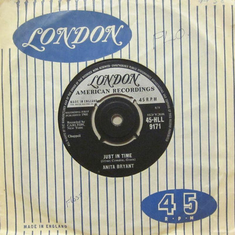 Anita Bryant-Just In Time-7" Vinyl