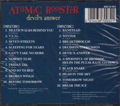Devil's Answer-Receiver-2CD Album-New