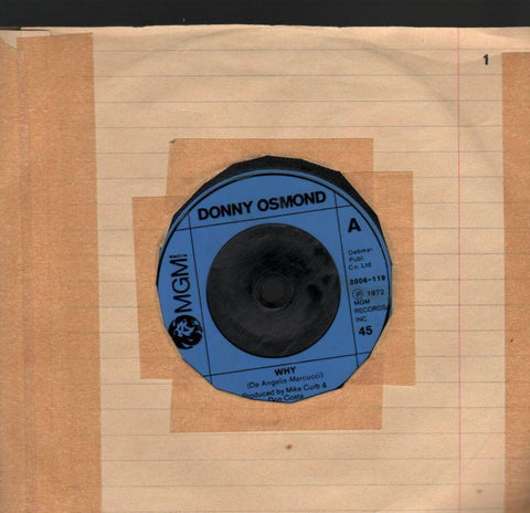 Donny Osmond-Why-7" Vinyl