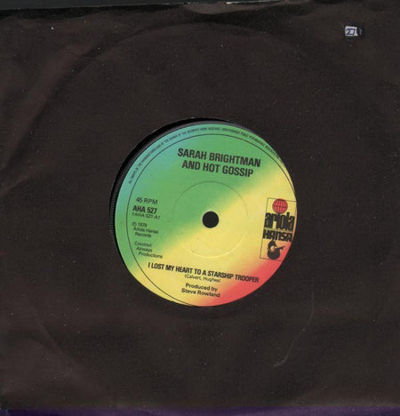 Sarah Brightman & Hot Gossip-I Lost My Heart To A Starship Trooper-7" Vinyl