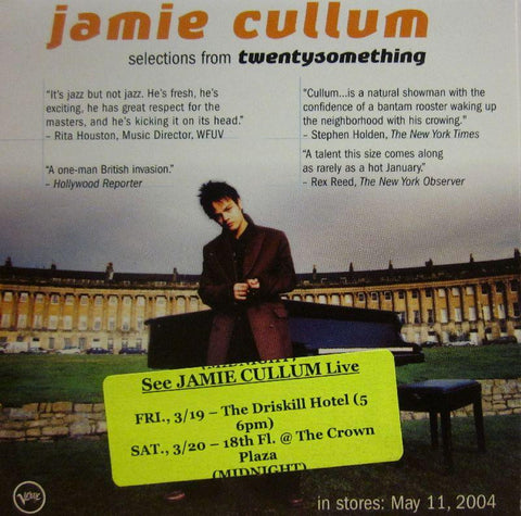 Jamie Cullum-Selections From Twentysomething-Verve-CD Album