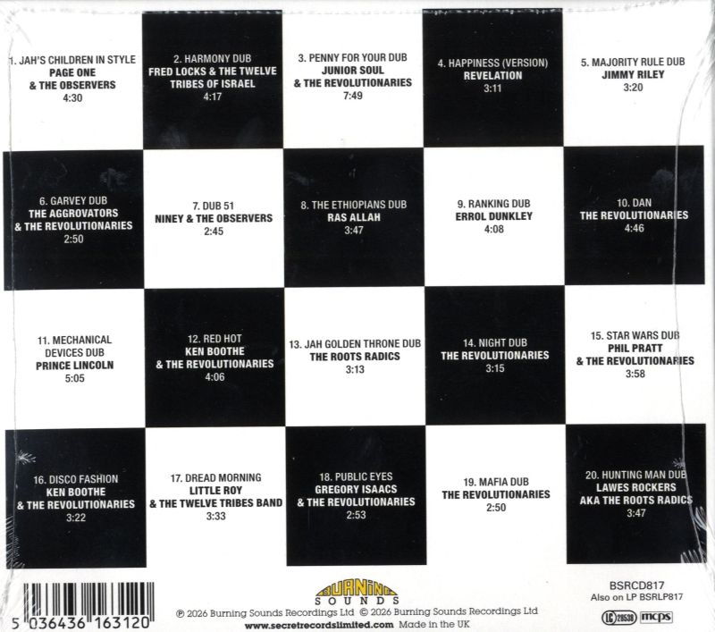 20 Dub Classics-Burning Sounds-CD Album-New & Sealed