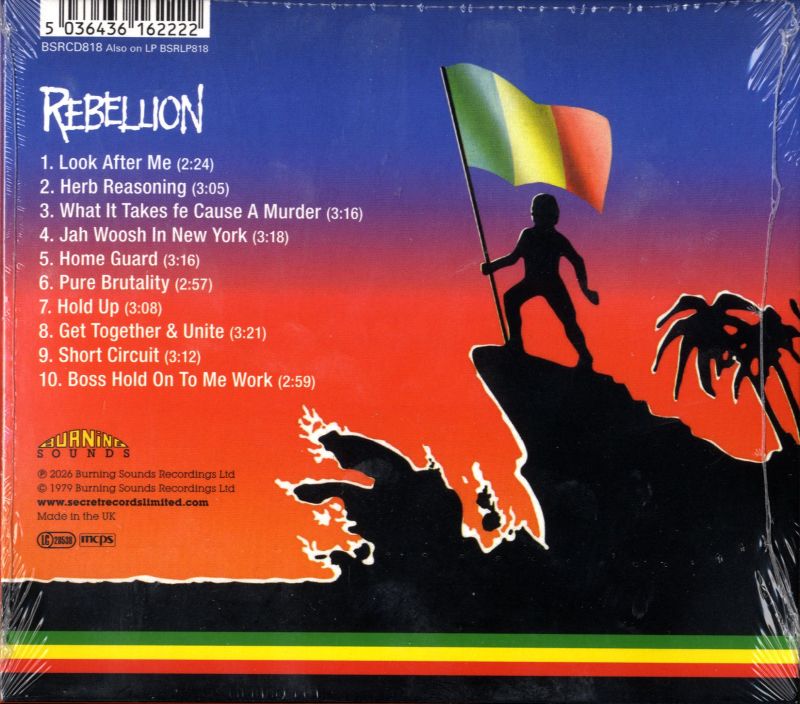 Rebellion-Burning Sounds-CD Album-New & Sealed