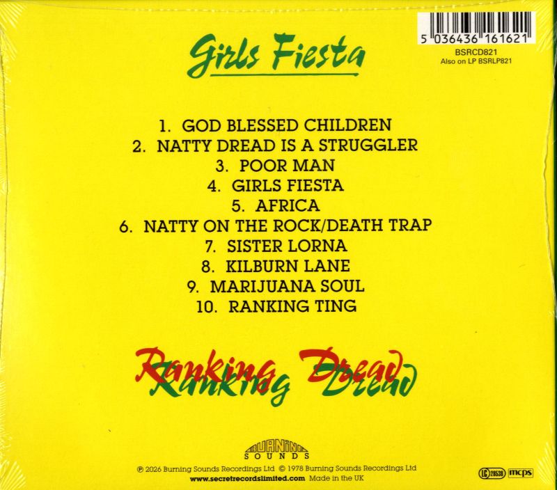 Girls Fiesta-Burning Sounds-CD Album-New & Sealed