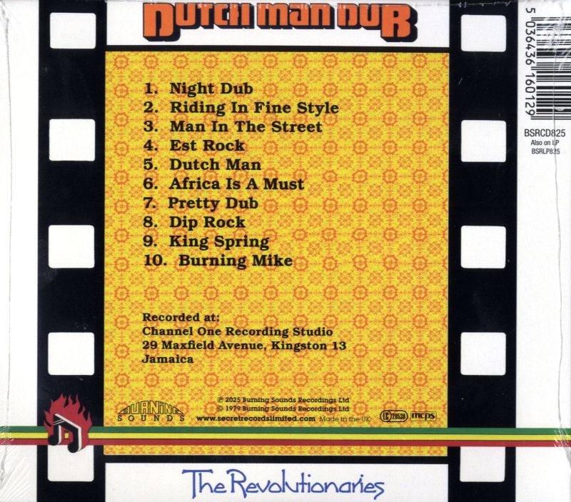Dutch Man Dub-Burning Sounds-CD Album-New & Sealed