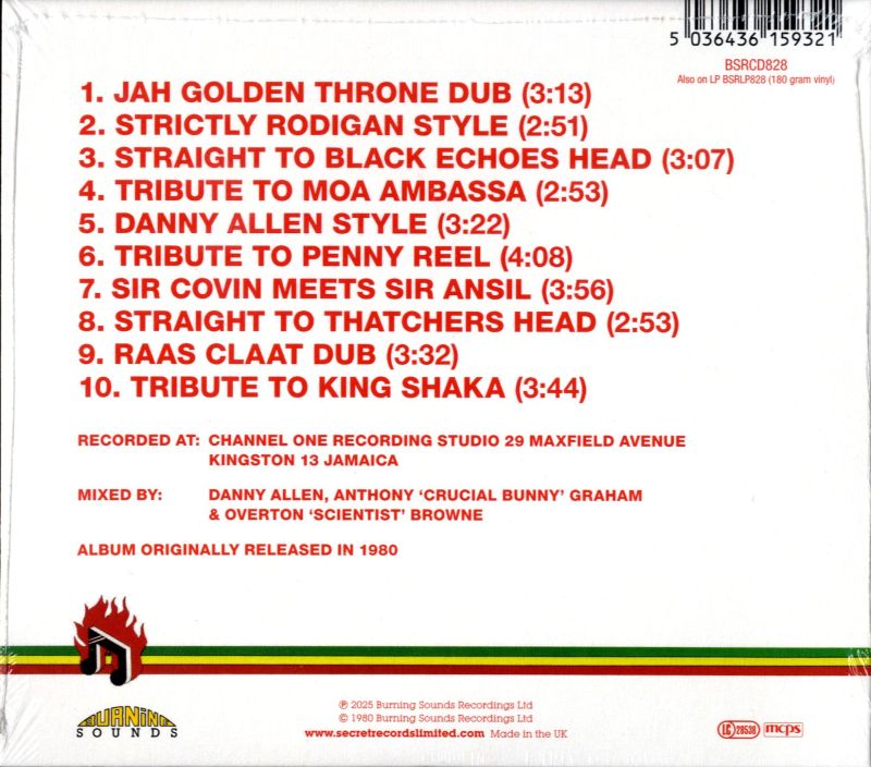 Outernational Riddim-Burning Sounds-CD Album-New & Sealed