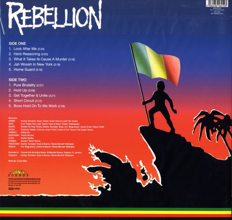 Rebellion-Burning Sounds-Vinyl LP-M/M