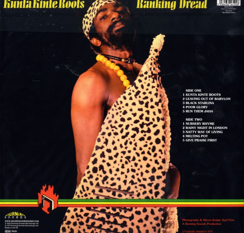 Kunta Kinte Roots-Burning Sounds-Vinyl LP-M/M - Shakedownrecords