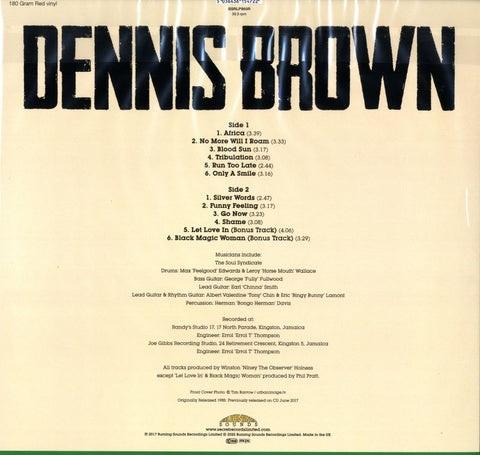 Dennis-Burning Sounds-Vinyl LP-M/M