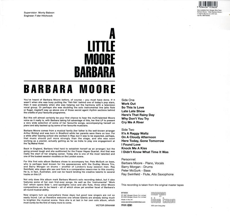 A Little Moore Barbara-RSD-Morgan Blue Town-Vinyl LP-M/M