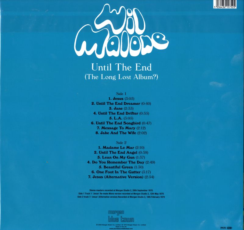 Until The End (The Long Lost Album?)-Morgan Blue Town-Vinyl LP-M/M