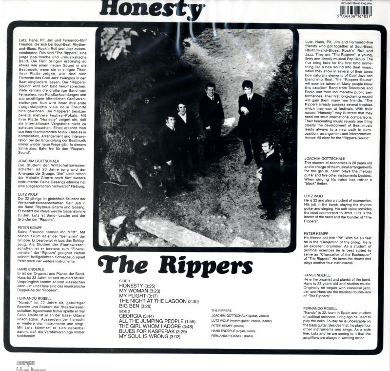 Honesty-Morgan Blue Town-Vinyl LP-M/M