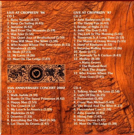 The Quiet Joys Of Brotherhood - Live-Mooncrest-4CD Album Box Set-New & Sealed - Shakedownrecords
