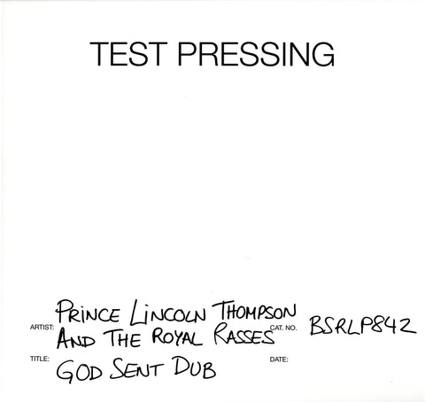 God Sent Dub-Burning Sounds-Vinyl LP Test Pressing-M/M