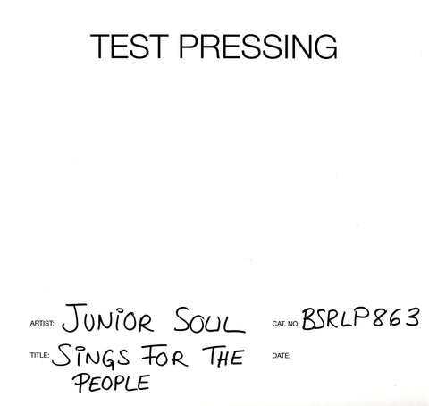 Sings For The People-Burning Sounds-Vinyl LP Test Pressing-M/M