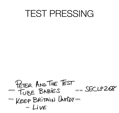 Keep Britain Untidy - Live-Secret-Vinyl LP Test Pressing-M/M