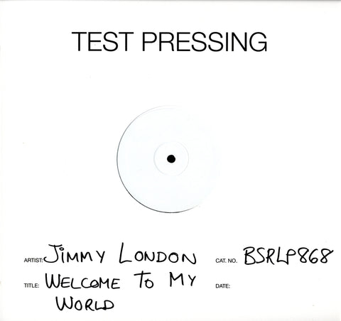 Welcome To My World-Burning Sounds-Vinyl LP Test Pressing-M/M