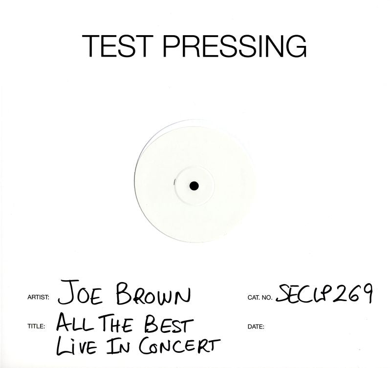 All The Best Live In Concert-Secret-Vinyl LP Test Pressing-M/M